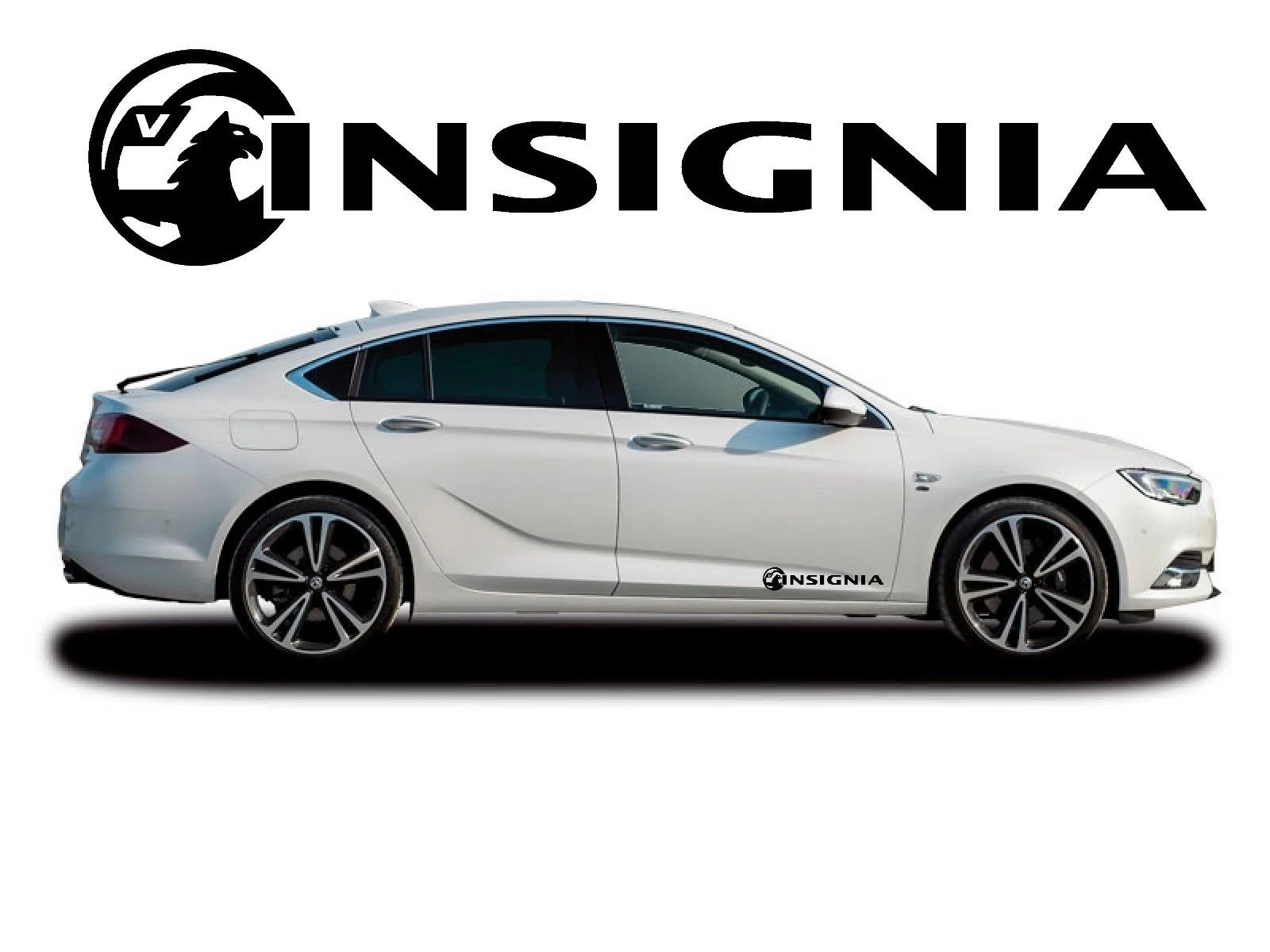 Наклейки на машину для 2 x INSIGNIA Logo Mix-For VAUXHALL длина 195 мм | Автомобили и мотоциклы