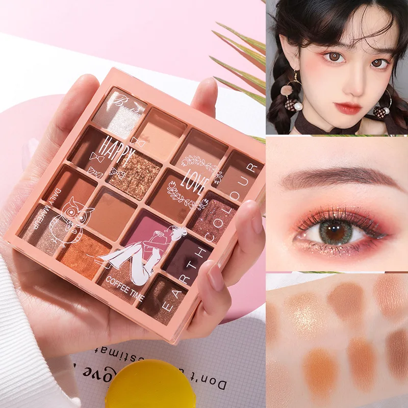 Cosmetics Makeup Eye Shadow Shadow Pallete Eyeshadow Set 16 Color Shiny Eye Shadow Colorful Eyeshadow Palette
Cosmetics Makeup Eye Shadow Shadow Pallete Eyeshadow Set 16 Color Shiny Eye Shadow Colorful Eyeshadow Palette