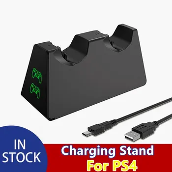 Dual USB Charging Dock Station For PS4 Game Controller Gamepad Stand Holder Base For PS4 Slim Pro Fast Charging Stand For PS4
Dual USB Charging Dock Station For PS4 Game Controller Gamepad Stand Holder Base For PS4 Slim Pro Fast Charging Stand For PS4