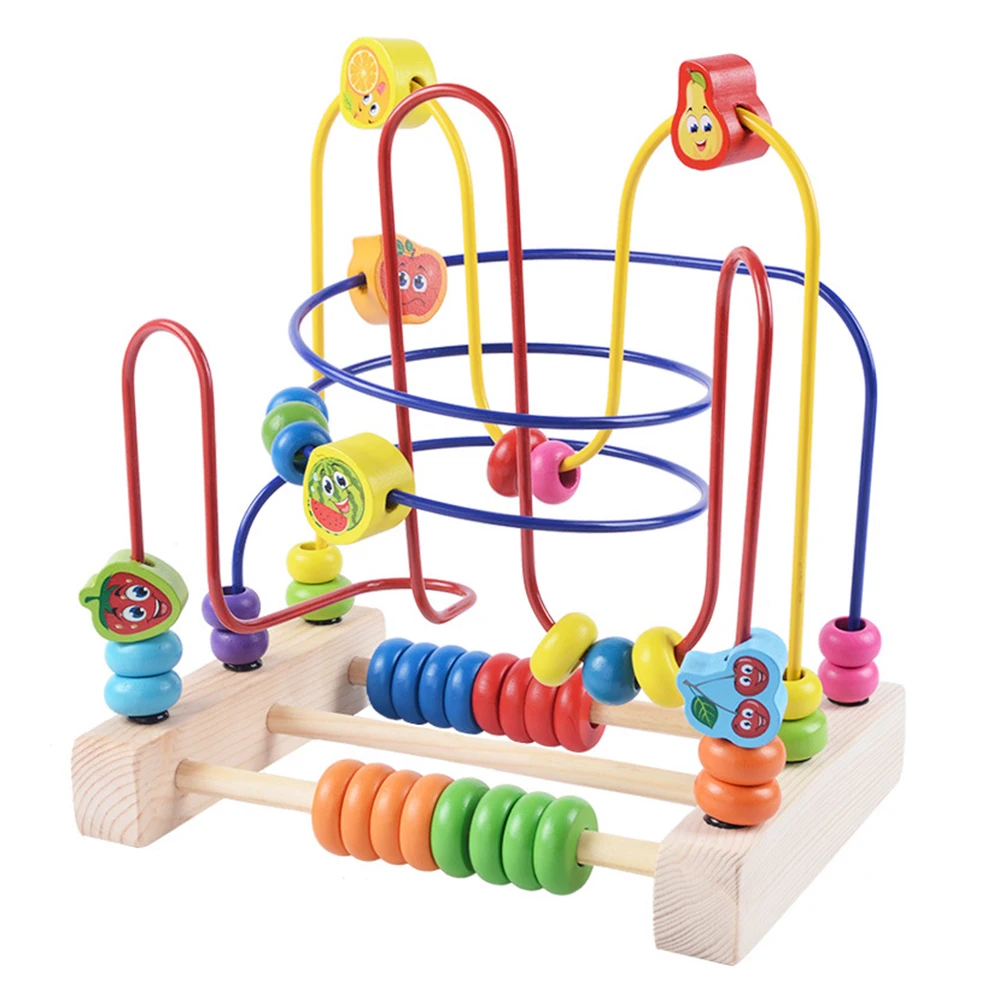 Baby Childhood Learning Skills Beads Maze Colorful Fruit Gift Math Animal Assembling Wooden Toys Early Education Kids Children
Baby Childhood Learning Skills Beads Maze Colorful Fruit Gift Math Animal Assembling Wooden Toys Early Education Kids Children