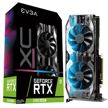

EVGA GeForce RTX 2080 SUPER XC ULTRA, OVERCLOCKED, 2.75 Slot Extreme Cool Dual, 70C Gaming, RGB, Metal Backplate, 08G-P4-3183-KR