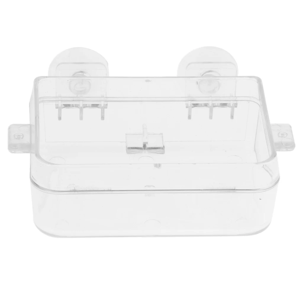Plastic Reptile Terrarium Worm Dish Reptile Feeding Bowl Food Container Against Escaping Plastic Reptile Terrarium Worm Dish Reptile Feeding Bowl Food Container Against Escaping