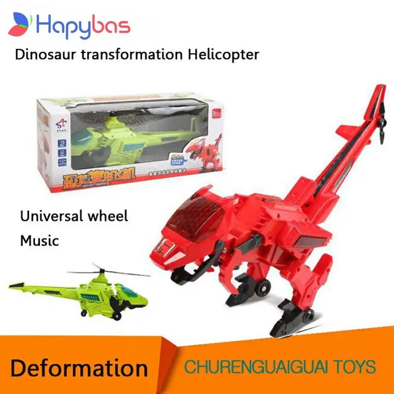 Innovative! electronic dinosaur helicopter transformationlight universal wheel car music automatic transformer toy children gift
Innovative! electronic dinosaur helicopter transformationlight universal wheel car music automatic transformer toy children gift