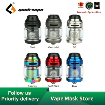 Free Coil & Cotton!!! Original GeekVape Zeus X RTA 4.5ml/2ml Tank with Easy Single/dual Coil Build Deck Vape Atomizer VS Zeus
Free Coil & Cotton!!! Original GeekVape Zeus X RTA 4.5ml/2ml Tank with Easy Single/dual Coil Build Deck Vape Atomizer VS Zeus