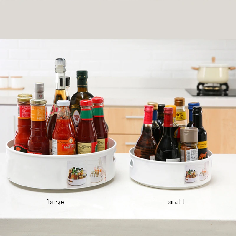360 Rotating Tray Kitchen Storage Containers for Spice jar Food Snack Tray Bathroom Tray Non Slip Snack Dried Storage Plate
360 Rotating Tray Kitchen Storage Containers for Spice jar Food Snack Tray Bathroom Tray Non Slip Snack Dried Storage Plate