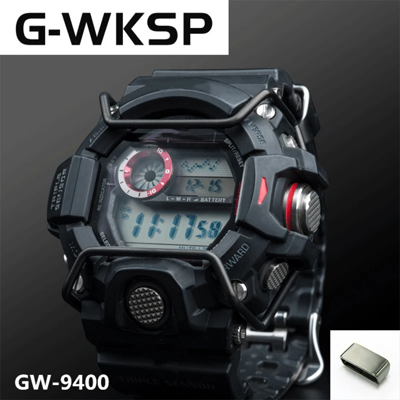 G-WKSP GW9400 Watch Bumper Protector Wire Guards Accessories 100% Metal Stainless Steel Protection Ring
G-WKSP GW9400 Watch Bumper Protector Wire Guards Accessories 100% Metal Stainless Steel Protection Ring