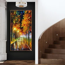 Beautiful Scenery Wall Painting Autumn Street Landscape Picture Handmade Oil Painting On Canvas Wall Art For Home Decor Unframed
Beautiful Scenery Wall Painting Autumn Street Landscape Picture Handmade Oil Painting On Canvas Wall Art For Home Decor Unframed