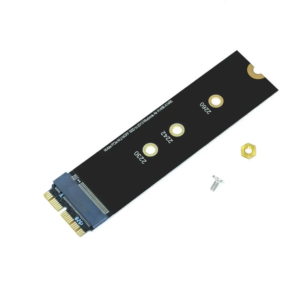 Адаптер M.2 NVME SSD для MacBook Air Pro Retina 2013-2017 NVME/AHCI Модернизированный комплект A1465 A1466 A1398