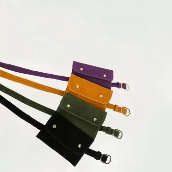 Women's Classic Waist Bag PU Leather Solid Color Mini Waist Pack pochete belt bag 
Women's Classic Waist Bag PU Leather Solid Color Mini Waist Pack pochete belt bag