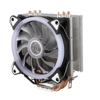 DELEFUN CPU Cooler 4 Pure Copper Heat Pipe Cooling Tower Cooling System 12cmCPU Cooling Fan CPU Radiator ForAMD
DELEFUN CPU Cooler 4 Pure Copper Heat Pipe Cooling Tower Cooling System 12cmCPU Cooling Fan CPU Radiator ForAMD