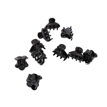 10Mixed Small Plastic Black Hairpin Claws Clamps Girl Hair Accessories Fashion Solid Color Hair Styling Tools 
10Mixed Small Plastic Black Hairpin Claws Clamps Girl Hair Accessories Fashion Solid Color Hair Styling Tools