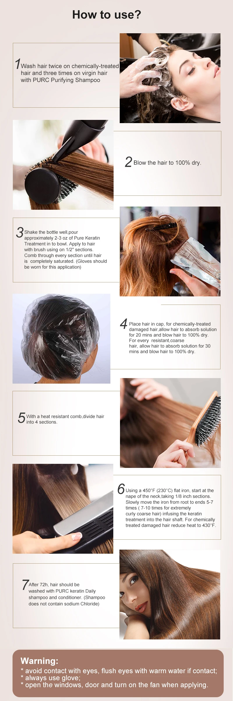 PURC 8% formalin keratin Brazil Keratin Treatment 100ml purifying shampoo hair care make hair straightening smoothing shinning PURC 8% formalin keratin Brazil Keratin Treatment 100ml purifying shampoo hair care make hair straightening smoothing shinning