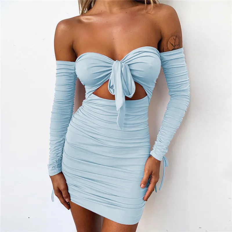 Women Sexy Dress New Party Club Dresses Strapless Backless Skin Dress Slim Fit Autumn Dress Fashion Female Dresses Streetwear
Women Sexy Dress New Party Club Dresses Strapless Backless Skin Dress Slim Fit Autumn Dress Fashion Female Dresses Streetwear
