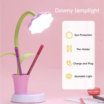 2 In 1 LED Table Lamp USB Chargeable LED Sun Flower Desk Lamp with Pen Holder Children Reading Eye Protection Table Light Lamps
2 In 1 LED Table Lamp USB Chargeable LED Sun Flower Desk Lamp with Pen Holder Children Reading Eye Protection Table Light Lamps