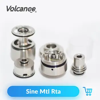 Volcanee Sine MTL RTA 4.2ml Capacity 22mm Diameter RTA Rebuildable Atomizer Vape Tank VS Dvarw MTL RTA
Volcanee Sine MTL RTA 4.2ml Capacity 22mm Diameter RTA Rebuildable Atomizer Vape Tank VS Dvarw MTL RTA
