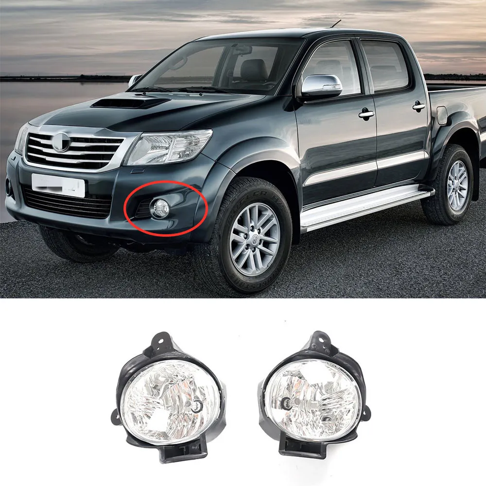 For TOYOTA HILUX VIGO 2011 2012 2013 Car Front Bumper Halogen Fog Lamp Cover Wire Harness Fog Lights Auto Driving Lamp
For TOYOTA HILUX VIGO 2011 2012 2013 Car Front Bumper Halogen Fog Lamp Cover Wire Harness Fog Lights Auto Driving Lamp