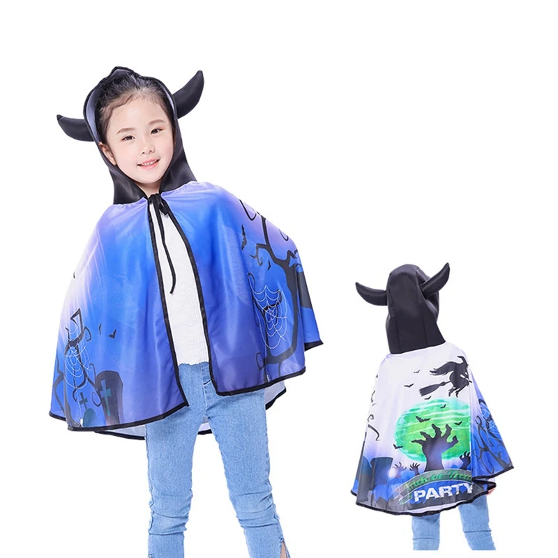 Childrens' Masquerade Little Devil Cosplay Baby Costume Cloak Halloween Demon Costume Kids Cloak
Childrens' Masquerade Little Devil Cosplay Baby Costume Cloak Halloween Demon Costume Kids Cloak
