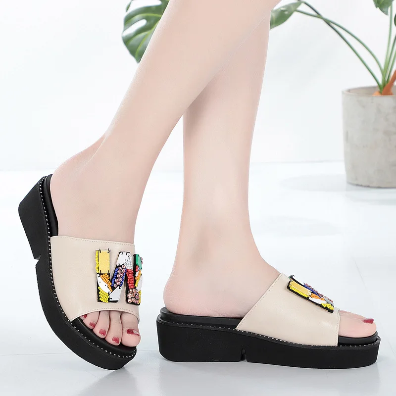 2019 Europe And America Summer Casual White Flat Genuine Leather Sandals Women's Outer Wear Peep-Toe Holiday Thick Bottomed Plat
2019 Europe And America Summer Casual White Flat Genuine Leather Sandals Women's Outer Wear Peep-Toe Holiday Thick Bottomed Plat