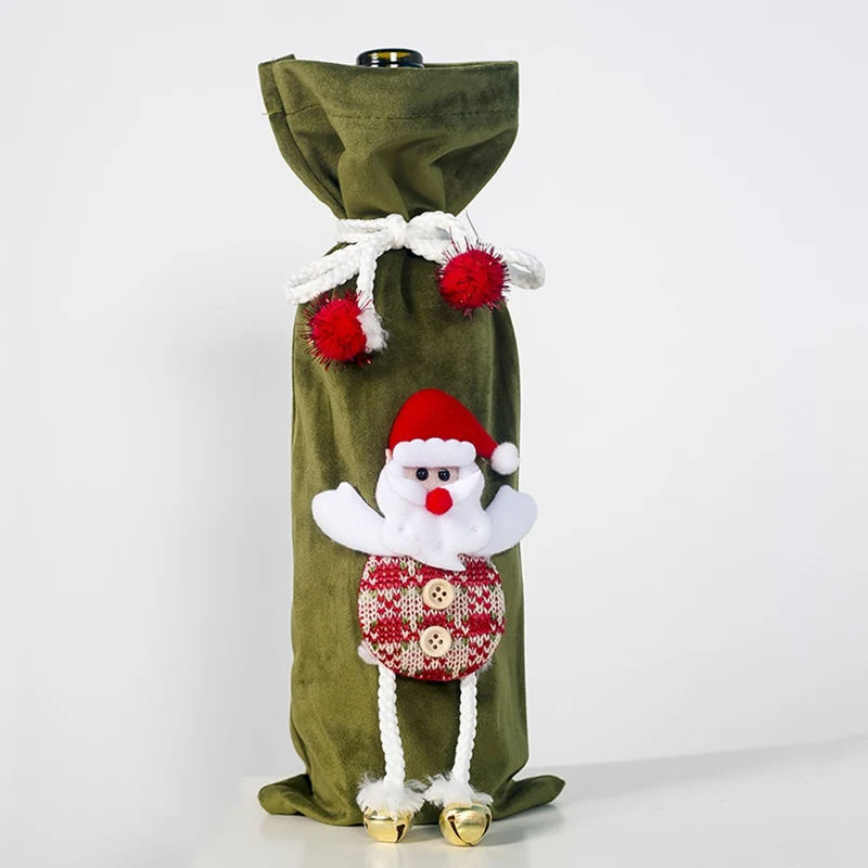 decoration christmas dolls creative cartoon old man snowman elk