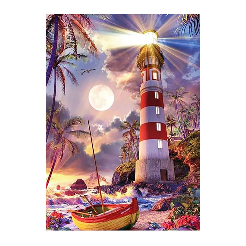 1 Set DIY 5D Diamond Painting Seaside Lighthouse Wall Seaside Night View Artist Home Decoration
1 Set DIY 5D Diamond Painting Seaside Lighthouse Wall Seaside Night View Artist Home Decoration