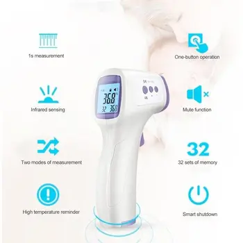 infrared temperature gun non contact gun infrared ir 0.1S fast sensor measure termometro temperature health home supply
infrared temperature gun non contact gun infrared ir 0.1S fast sensor measure termometro temperature health home supply