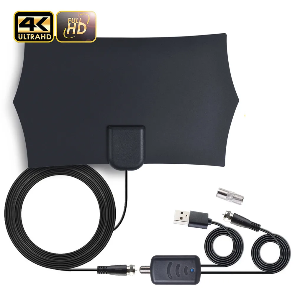 Antenna Amplifier 300 Mile Range HD 4K TV Antenna 1080P Digital TV Stick Digital Indoor HDTV Signal Receiver Amplifier
Antenna Amplifier 300 Mile Range HD 4K TV Antenna 1080P Digital TV Stick Digital Indoor HDTV Signal Receiver Amplifier