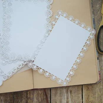 10pcs Big Size White Lace Design Rectangle Cloth Soft Paper Creative Craft Paper Background Scrapbooking Gift Use 
10pcs Big Size White Lace Design Rectangle Cloth Soft Paper Creative Craft Paper Background Scrapbooking Gift Use
