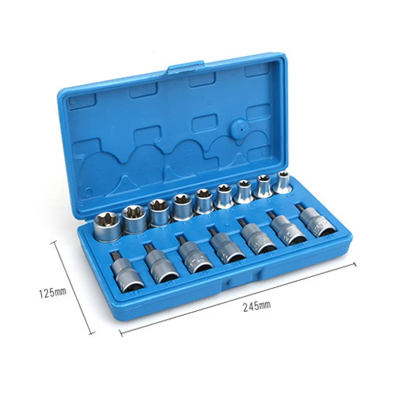Hexagonal Plum Socket Ratchet Wrenches Repair Accessories 16pcs Set Sleeve Tool Repairing Kits
Hexagonal Plum Socket Ratchet Wrenches Repair Accessories 16pcs Set Sleeve Tool Repairing Kits