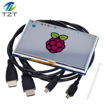 5 inch LCD HDMI Touch Screen Display TFT LCD Panel Module 800*480 for Banana Pi Raspberry Pi 4B Raspberry Pi 3 Model B / B+
5 inch LCD HDMI Touch Screen Display TFT LCD Panel Module 800*480 for Banana Pi Raspberry Pi 4B Raspberry Pi 3 Model B / B+