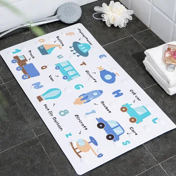 Cartoon Style Bathroom Decor Rectangular Shower Pad Non-slip Sucker Bath Mats Bathroom Carpet Individuality PVC Shower Rug
Cartoon Style Bathroom Decor Rectangular Shower Pad Non-slip Sucker Bath Mats Bathroom Carpet Individuality PVC Shower Rug