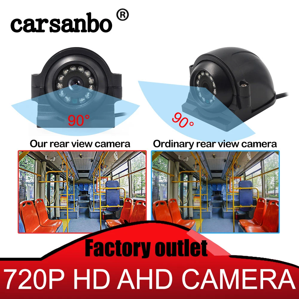 Carsanbo 720P HD AHD Camera Car Rear View or Front View or Side View Camera Waterproof Night Vision 12V For Car Bus Vehicle Auto
Carsanbo 720P HD AHD Camera Car Rear View or Front View or Side View Camera Waterproof Night Vision 12V For Car Bus Vehicle Auto