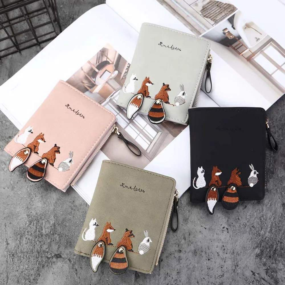Lovely 3D Cartoon Animals Fashion Women's Wallets Small Square Coin Purses With Zipper PU Leather Card Package For Ladies
Lovely 3D Cartoon Animals Fashion Women's Wallets Small Square Coin Purses With Zipper PU Leather Card Package For Ladies