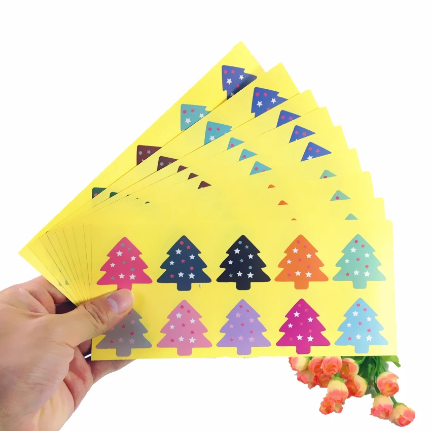 100pcs/pack Multicolor Star Tree Sealing Sticker Baking DIY Work Gift Cake Packaging Sealing Label Stickers
100pcs/pack Multicolor Star Tree Sealing Sticker Baking DIY Work Gift Cake Packaging Sealing Label Stickers