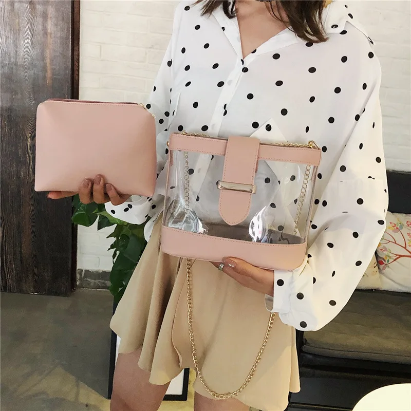 2019 Korean-style Transparent Bag New Style Shoulder Bag Beach Picture Shoulder Bag Mini Gel Bag Fashion
2019 Korean-style Transparent Bag New Style Shoulder Bag Beach Picture Shoulder Bag Mini Gel Bag Fashion