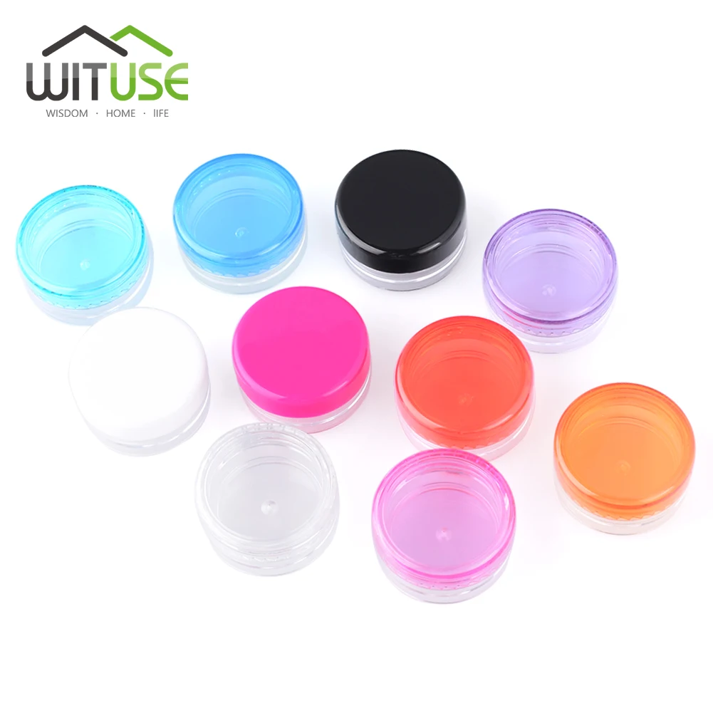 50Pcs Cosmetic Round Refillable Bottles rt Cosmetic Bead Storage Makeup Cream Plastic Empty Jars Pot Box Nail storage container
50Pcs Cosmetic Round Refillable Bottles rt Cosmetic Bead Storage Makeup Cream Plastic Empty Jars Pot Box Nail storage container