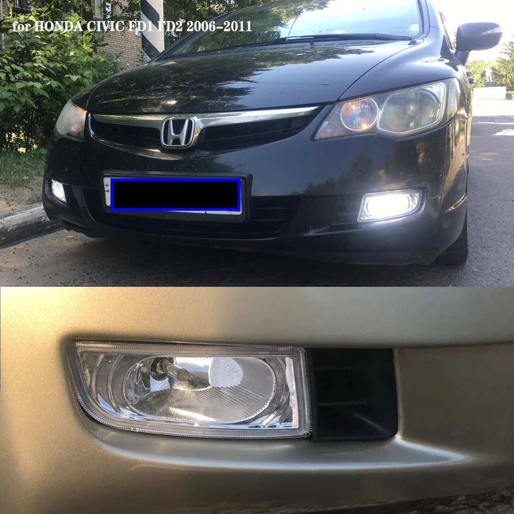 Generic LED Fog Lights For HONDA CIVIC FD2 FD1 20062011 Headlights For
