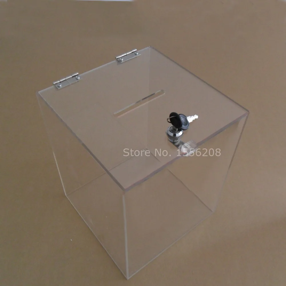 1pcs 10x10x10 Acrylic Donation Box Perfect for Wedding Parties Businesses Storage Box Any Occasion Celebration Display
1pcs 10x10x10 Acrylic Donation Box Perfect for Wedding Parties Businesses Storage Box Any Occasion Celebration Display