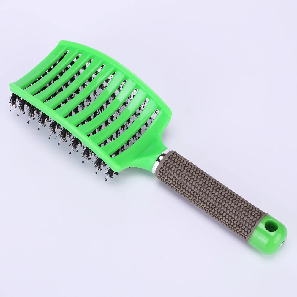 

New Hair Scalp Massage Comb Bristle Nylon Hairbrush Wet Curly Detangle Hair Brush for Salon Hairdressing Styling Tools For Women