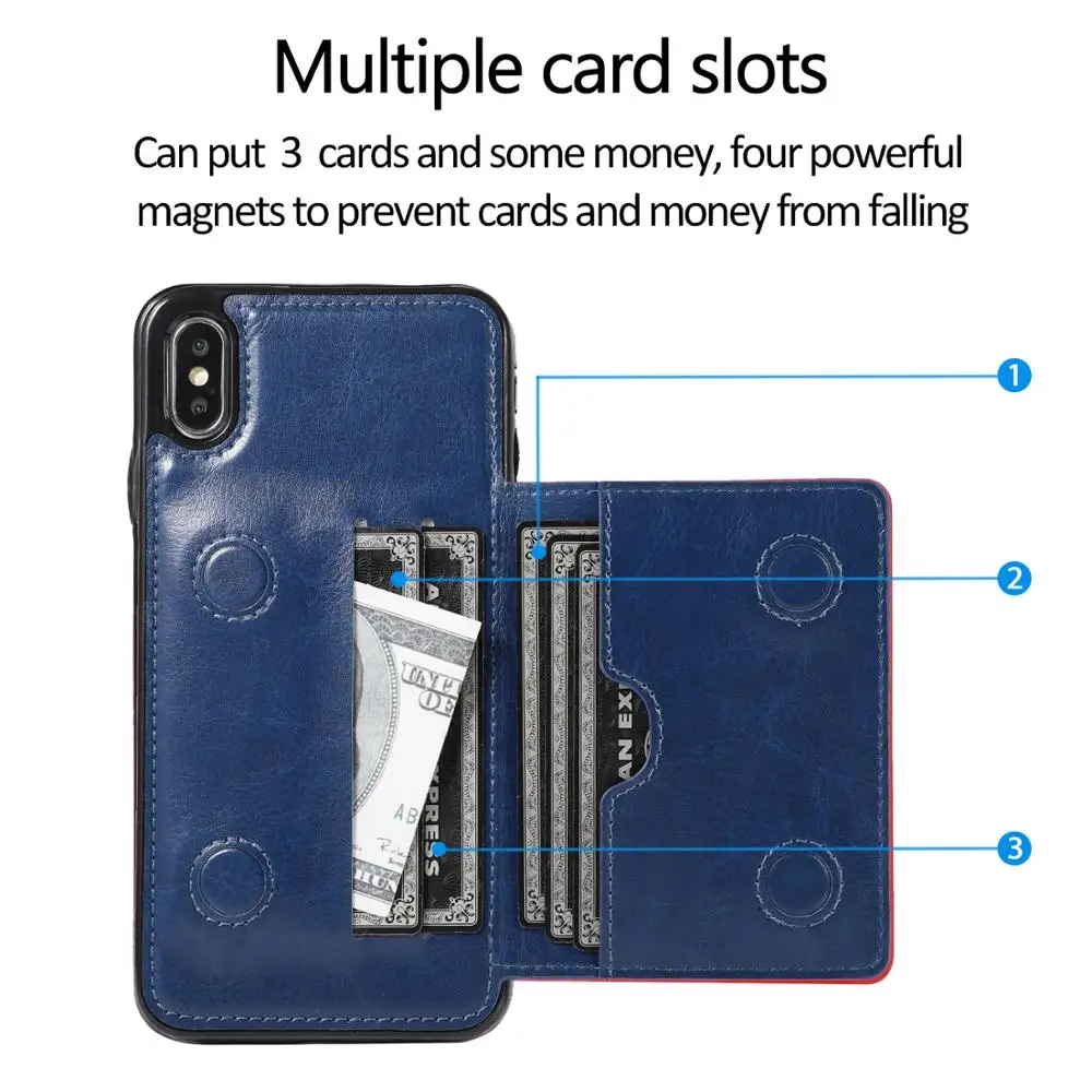 Luxury PU Leather Wallet Case for Apple iPhone 6s 7 8 Plus X XS XR XX MAX Cases Wallet Flip Cover Buckle for Galaxy Note 10 Plus
Luxury PU Leather Wallet Case for Apple iPhone 6s 7 8 Plus X XS XR XX MAX Cases Wallet Flip Cover Buckle for Galaxy Note 10 Plus