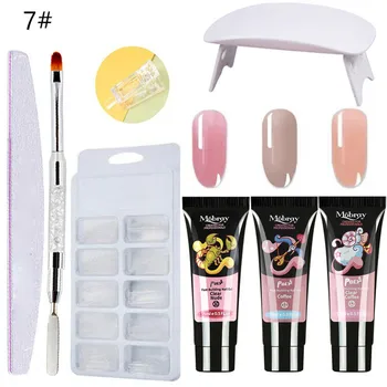 Polygel Poly Gel Lasting Finger Nail Quick Drying Camouflage Uv Lamp Extension Set 15ml Crystal Jelly Hard Nail Extension
Polygel Poly Gel Lasting Finger Nail Quick Drying Camouflage Uv Lamp Extension Set 15ml Crystal Jelly Hard Nail Extension