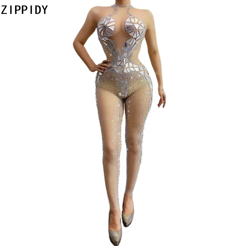 Новый стиль серебряные зеркала стразы на сетчатой основе комбинезон Выпускной День рождения прозрачный боди Женский певица шоу сценическая одежда
Новый стиль серебряные зеркала стразы на сетчатой основе комбинезон Выпускной День рождения прозрачный боди Женский певица шоу сценическая одежда