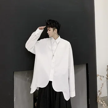 2020 Spring And Autumn New Youth Trend Design Sense Arc Hem Solid Color Long-sleeved Shirt Fashion Casual Jacket Coat
2020 Spring And Autumn New Youth Trend Design Sense Arc Hem Solid Color Long-sleeved Shirt Fashion Casual Jacket Coat