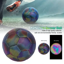 Reflective Soccer Ball Luminous Night Glow Footballs Adult Child Training Competition Football for Night Games Training
Reflective Soccer Ball Luminous Night Glow Footballs Adult Child Training Competition Football for Night Games Training