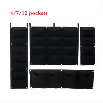 4/7 Pockets Gardening Grow Pocket Indoor Outdoor Wall Hanging Vertical Planting Storage Bag Seedling Container Growing Bags
4/7 Pockets Gardening Grow Pocket Indoor Outdoor Wall Hanging Vertical Planting Storage Bag Seedling Container Growing Bags