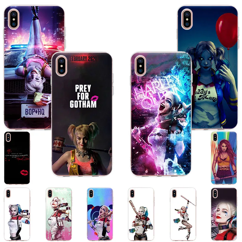 Чехол для телефона с птицами добычи Харли Квинн iPhone 12 11 Pro X XR XS Max SE2020 7 8 6 6s Plus 12mini