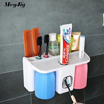 1Set Magnetic Attraction Toothbrush Holder Multi-functional Storage Bathroom Accessories Automatic Toothpaste Dispenser
1Set Magnetic Attraction Toothbrush Holder Multi-functional Storage Bathroom Accessories Automatic Toothpaste Dispenser