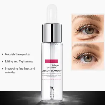 VIBRANT GLAMOUR Collagen Eye Serum Anti-Wrinkle Remover Dark Circles Against Puffiness And Bags Eye Eye Care 
VIBRANT GLAMOUR Collagen Eye Serum Anti-Wrinkle Remover Dark Circles Against Puffiness And Bags Eye Eye Care