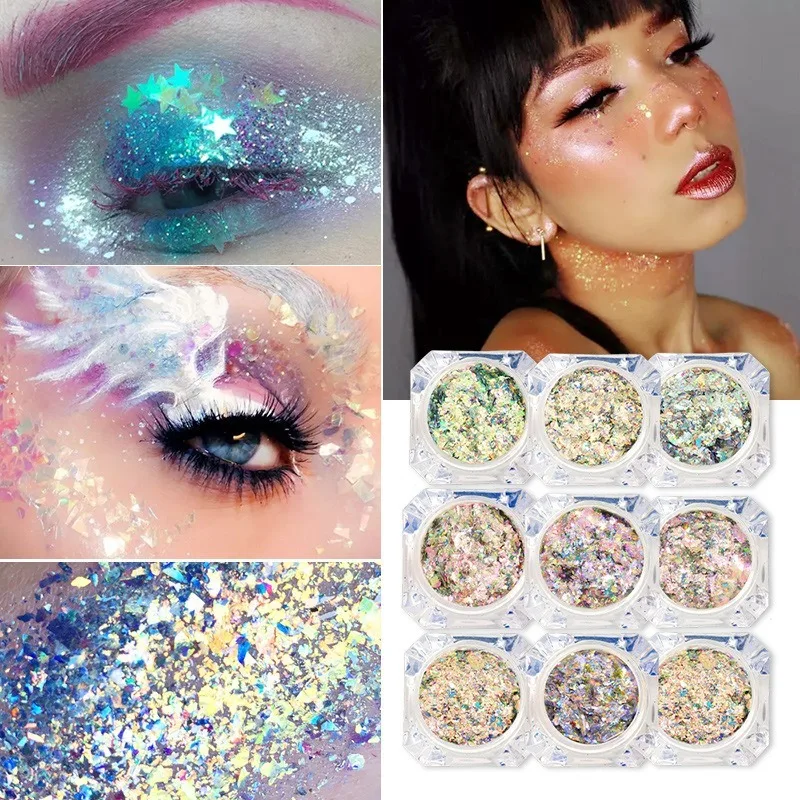 Colorful Crystal Big Eyes Eye Shadow High Color Sparkle Sequins Eye Shadow Wish Multiple Uses Multicolor Makes You Love It
Colorful Crystal Big Eyes Eye Shadow High Color Sparkle Sequins Eye Shadow Wish Multiple Uses Multicolor Makes You Love It
