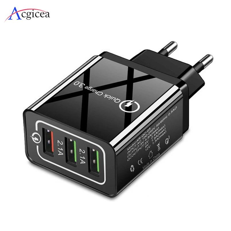 18W USB Charger Quick Charge 3.0 for iPhone 11 Pro Max XR X 7 iPad Fast Wall Charger for Samsung A50 Huawei Mobile Phone Charger
18W USB Charger Quick Charge 3.0 for iPhone 11 Pro Max XR X 7 iPad Fast Wall Charger for Samsung A50 Huawei Mobile Phone Charger