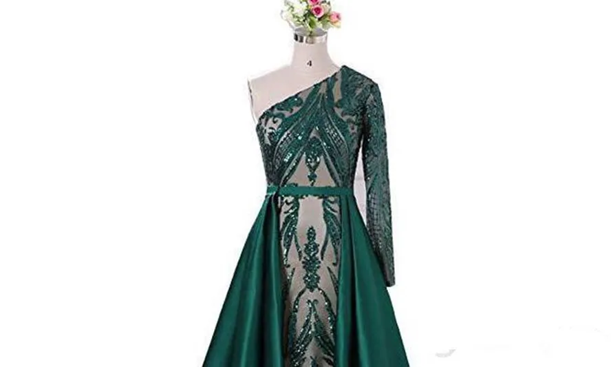 luxury-dark-green-evening-dresses-2018-one-shoulder-zuhair-murad-dresses-mermaid-sequined-prom-gown-with-detachable-train-custom-made (5)